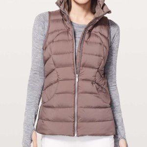 Lululemon Pack It Down Vest - Mauve Stone - Size 6